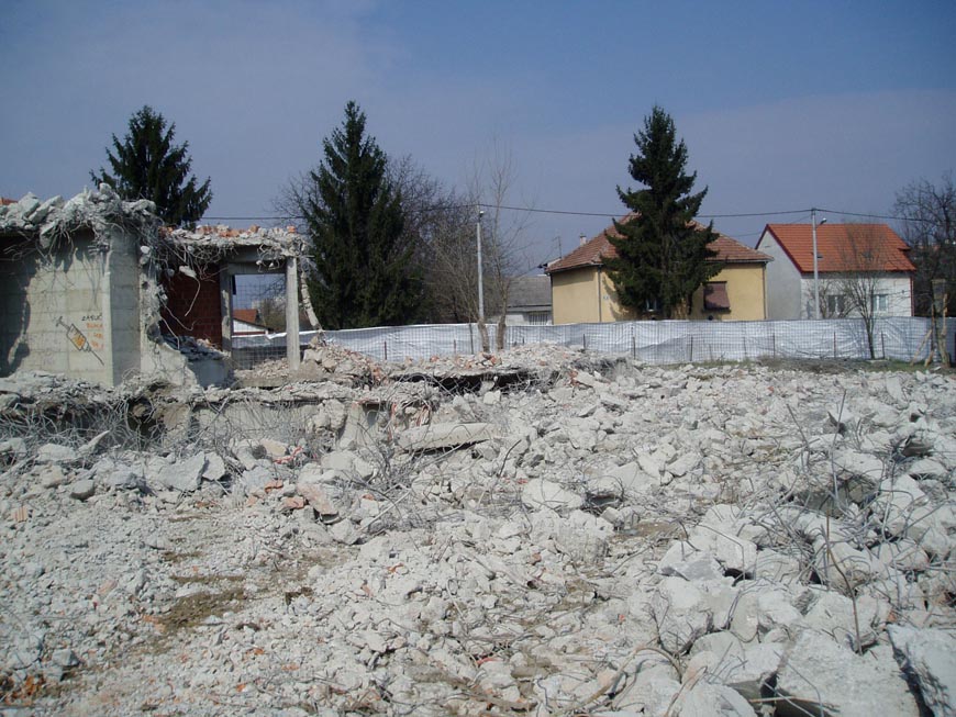 Rušenje i pripremni radovi 25.03.2015.